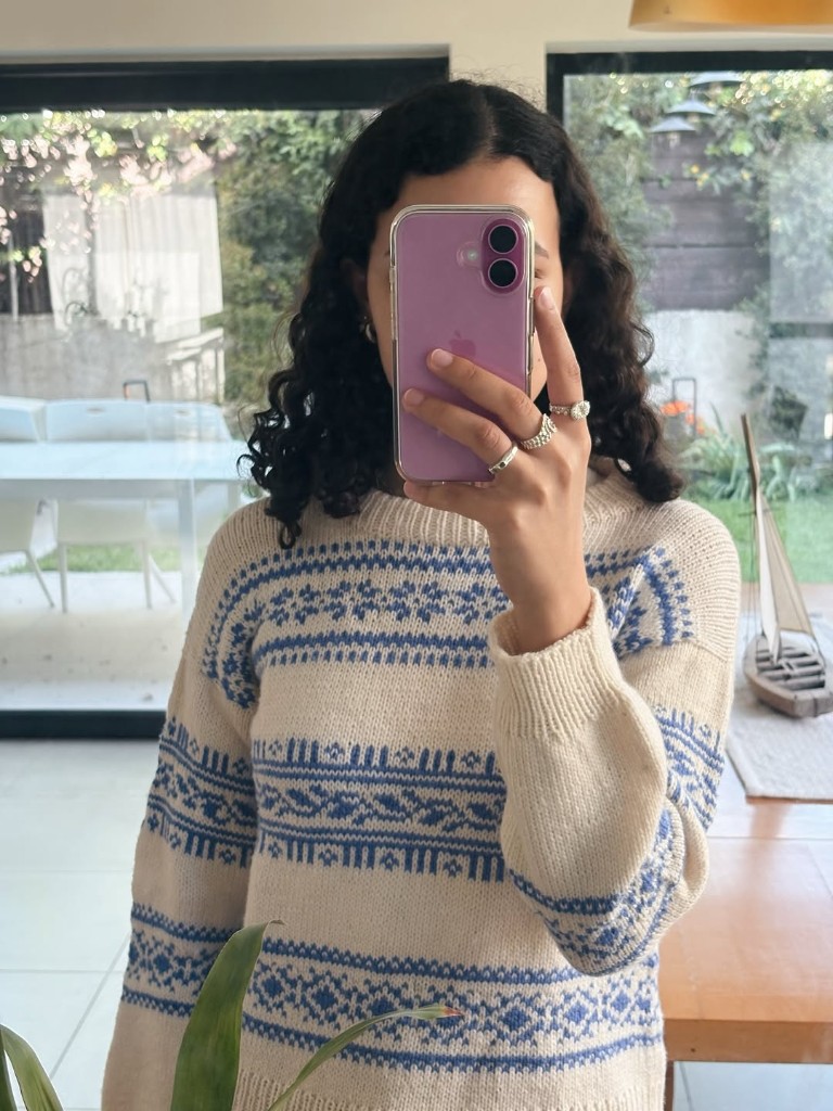 Porcelain sweater