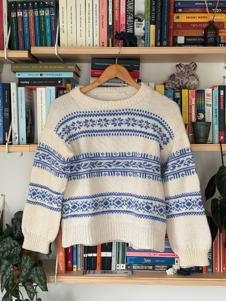 Porcelain sweater
